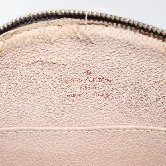 LOUIS VUITTON Monogram Trousse Demi Ronde Cosmetic Pouch - Picture 8 of 15